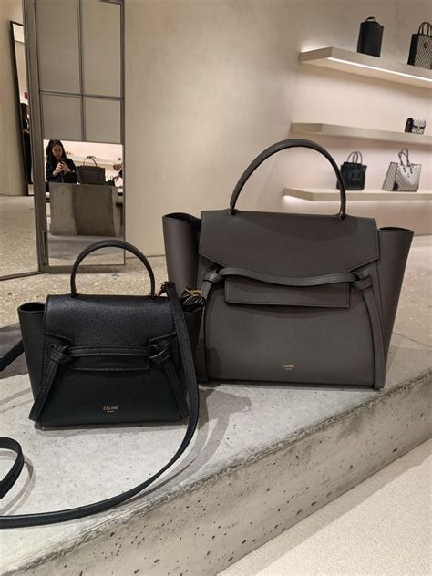 celine black belt bag|Celine belt bag size comparisons.